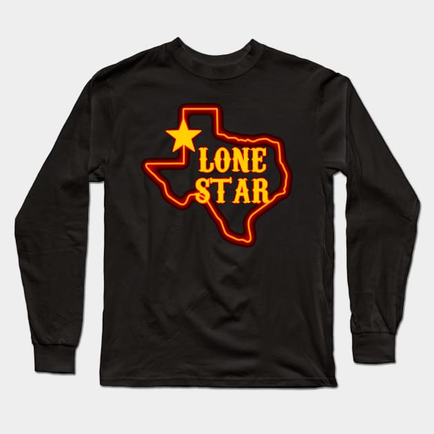 Lone Star Texas Pride Long Sleeve T-Shirt by Scar